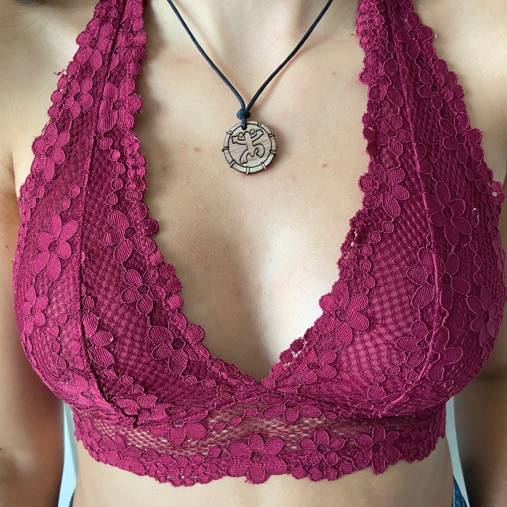 Maroon Anemone Bralette